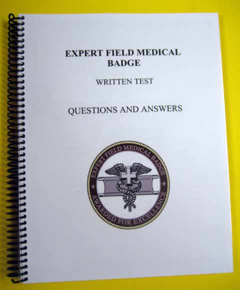 Expert Field Medical Badge Written Test (Q&A) - Big size - Click Image to Close